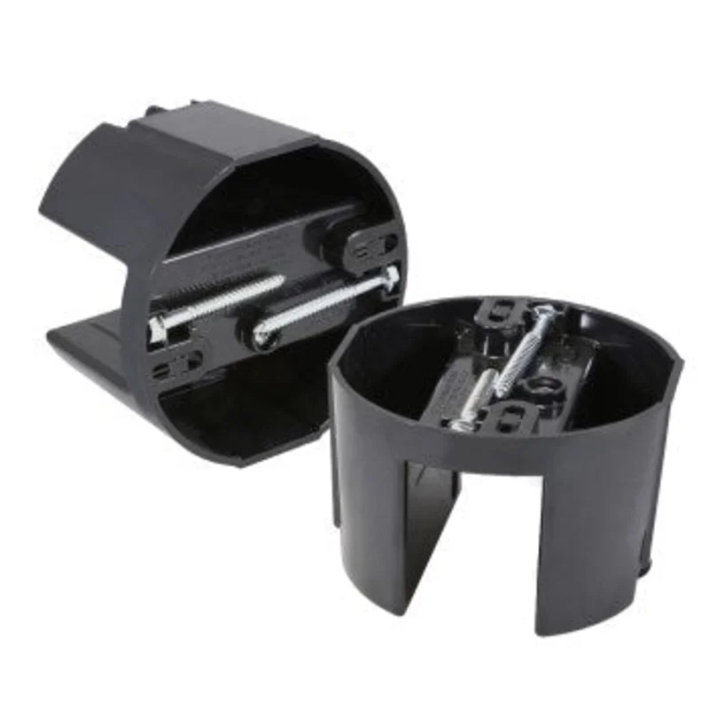 Cantex EZ12CF EZ BOX Residential Ceiling Fan Saddle Box, Black ~ 12