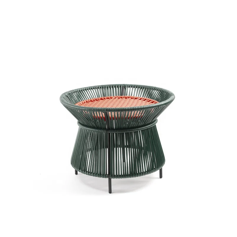 Caribe Chic Basket Table Black