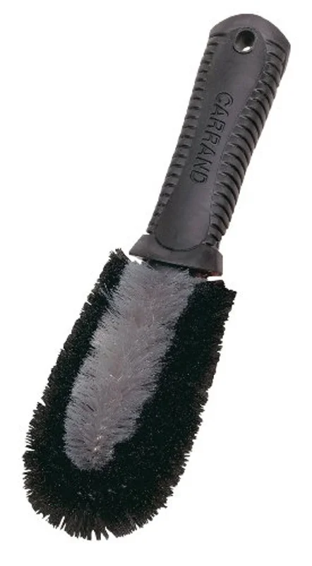Carrand Grip Tech Deluxe Double Loop Wheel Brush Black/Gray