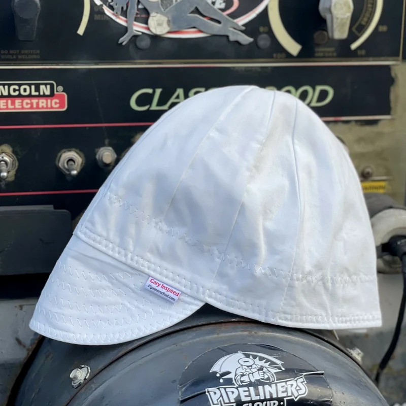 CARY INSPIRED Welding Cap - 12 Panel Cap White