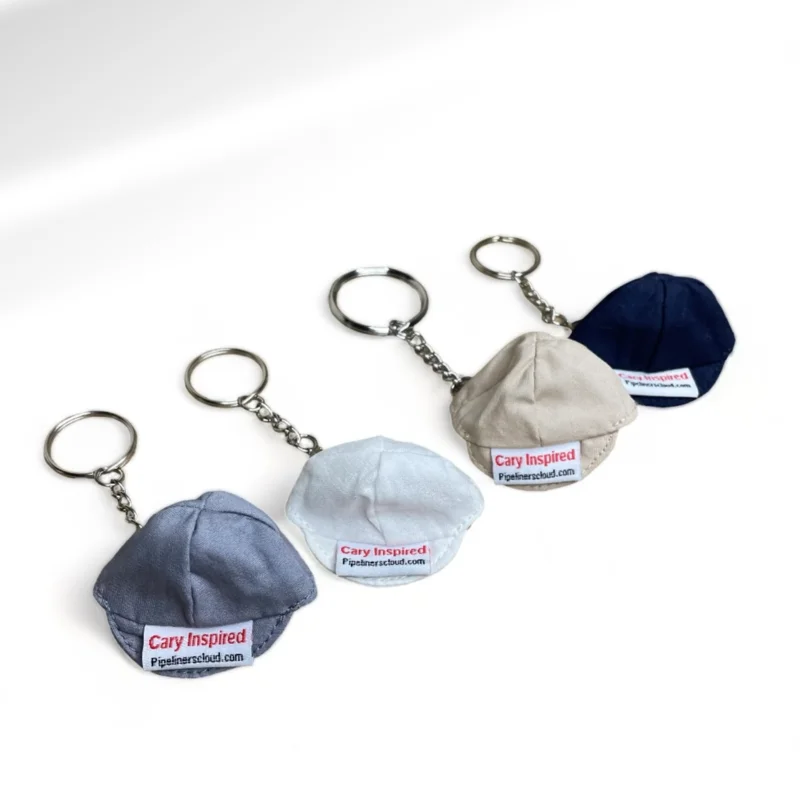 CARY INSPIRED Welding Cap Keychain Navy