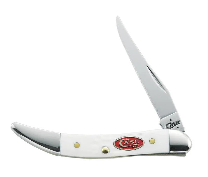 Case Knives SparXX Standard Jig White Synthetic Small Texas Toothpick