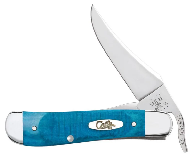Case Sawcut Jig Caribbean Blue Bone RussLock Caribbean Blue Bone
