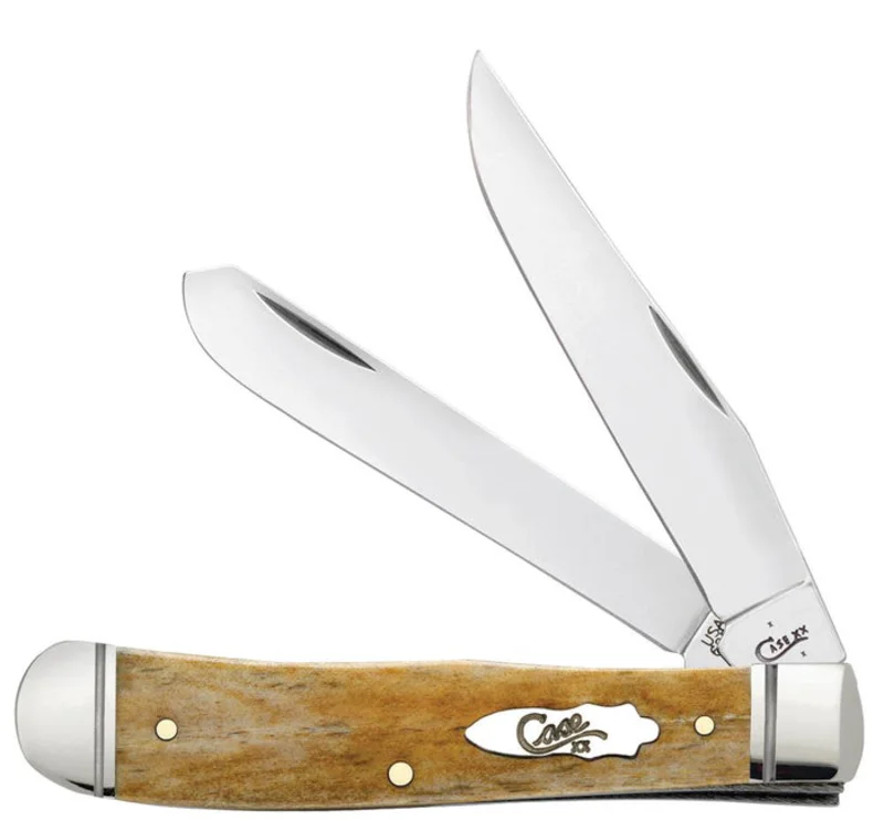 Case Smooth Antique Bone Trapper Antique Bone