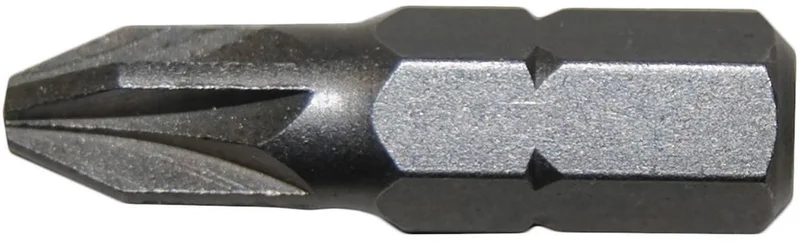 Century Drill And Tool Pozi Bit #2 1 Insert S2 Steel Screwdriver Bit