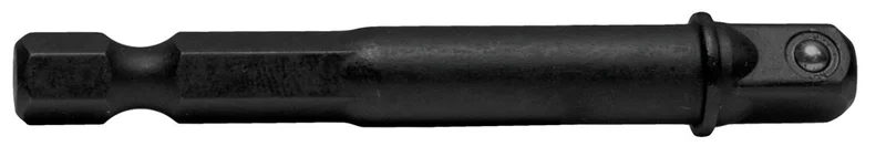 Century Drill And Tool Socket Adapter 1/4 Square Drive 2 Length 1/4 Hex Shank Impact Pro