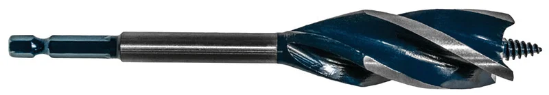 Century Drill And Tool Speed Cut Auger Bit 15/16 Overall Length 6 Flute Length 2-3/4 Shank 1/4