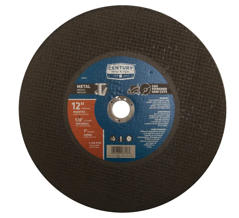Century Drill & Tool Saw Blades High Speed 12 1/8 Thickness 1 Arbor (Metal)