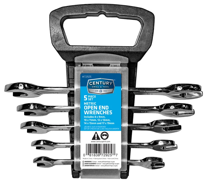 Century Metric Open End Wrench Set