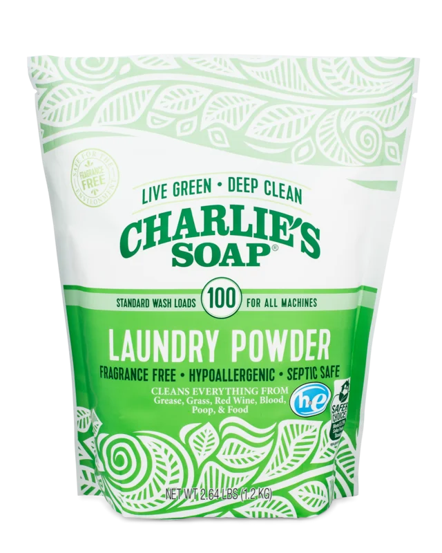 Charlie's Soap Natural Powder Laundry Detergent 2.64 lbs
