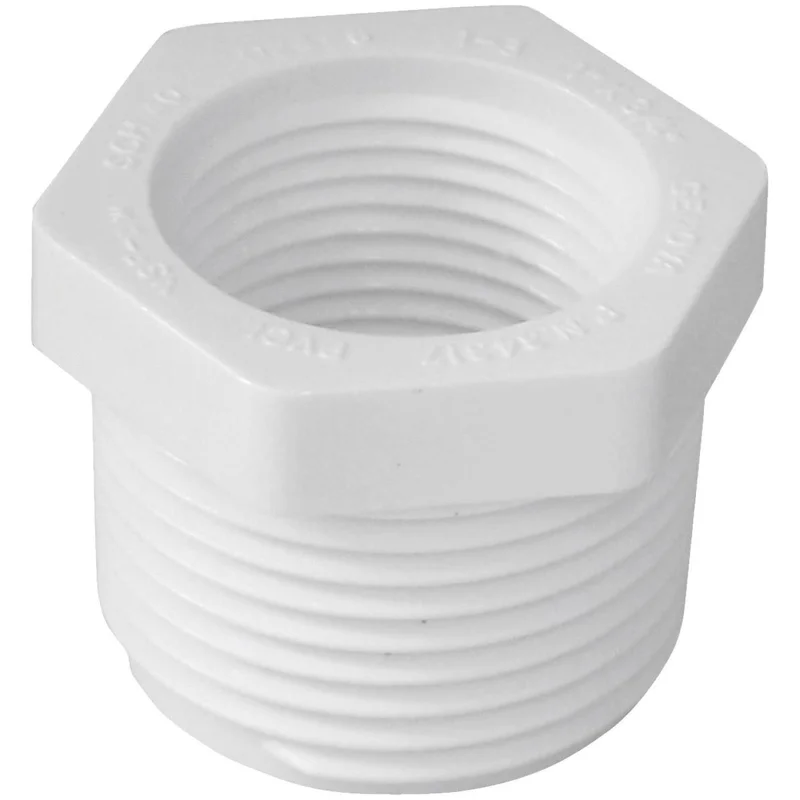 Charlotte Pipe 1 In. MPT x 3/4 In. FPT Schedule 40 PVC Bushing