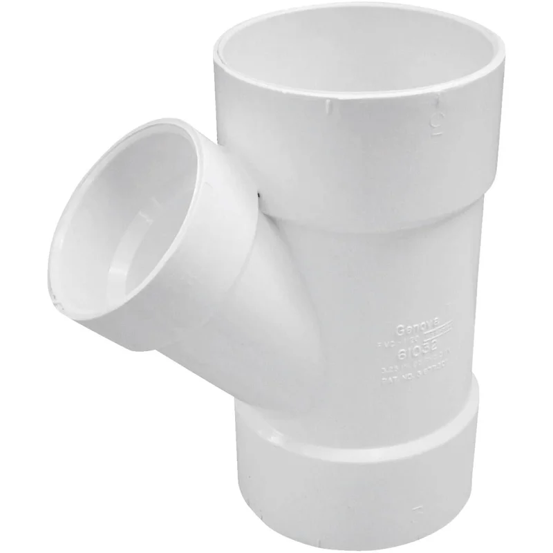 Charlotte Pipe 3 In. x 2 In. Schedule 30 DWV Reducing PVC Wye
