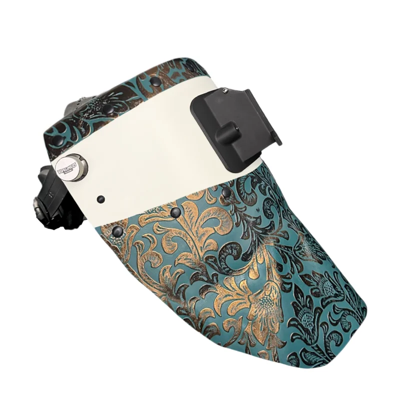 Chopped Top & Bottom Finer Sugar Scoop Welding Hood Black Floral