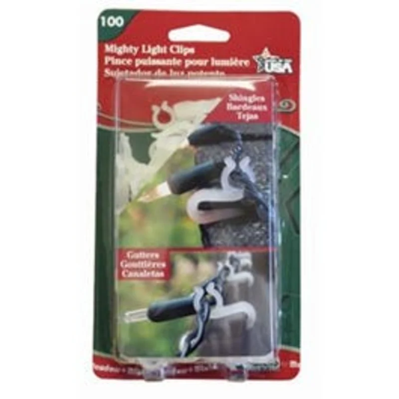Christmas Might Light Clips, 100-Ct.