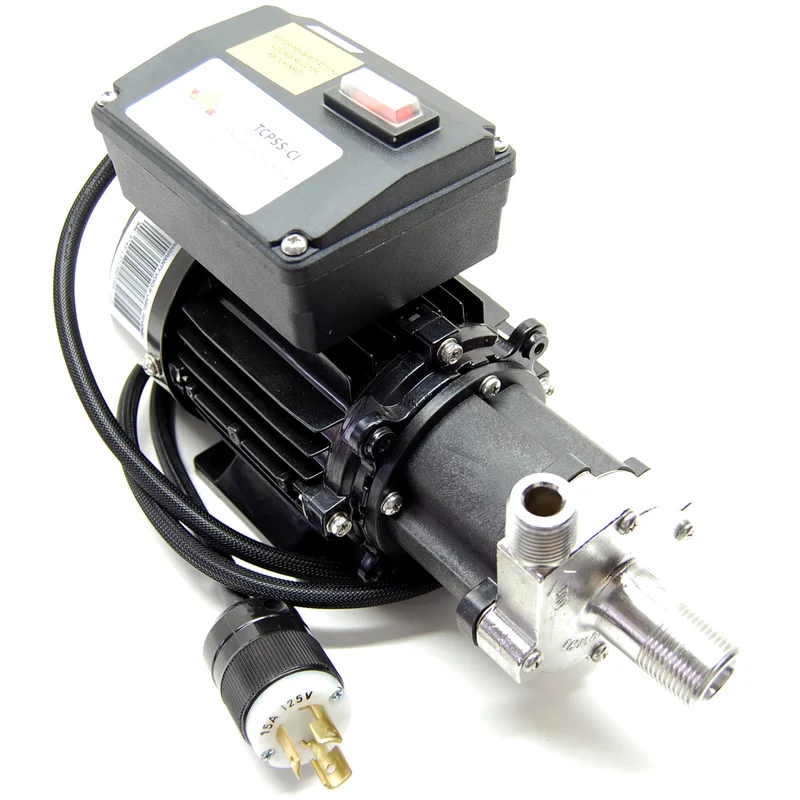 Chugger Mini Max TEFC pump, stainless steel head, center inlet, 115/230V (TCPSS-CI)