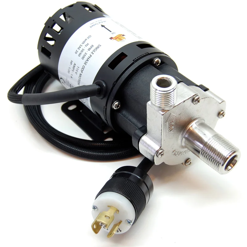 Chugger X-Dry (run dry protection) pump, stainless steel head, center inlet, 115V (XCPSS-CI-1)