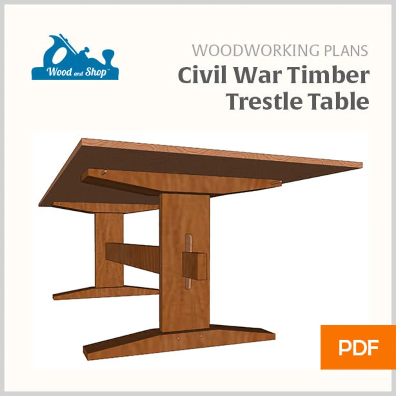 "Civil War Trestle Table" Woodworking Plans