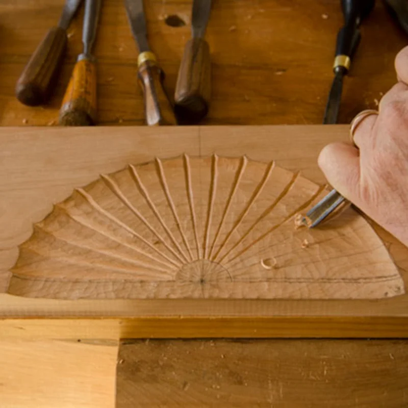 Class: Carving Wooden Fans & Shells with David Ray Pine (2 Days)