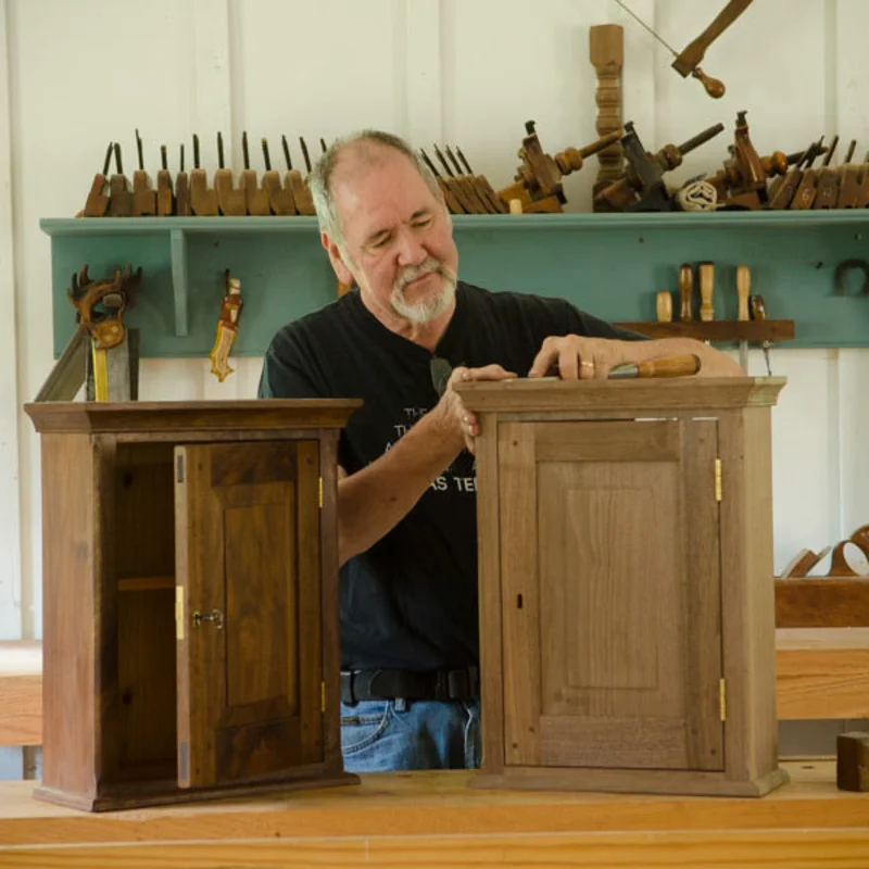 Class: Make a Walnut Wall Spice Cupboard with David Ray Pine (5 Days)