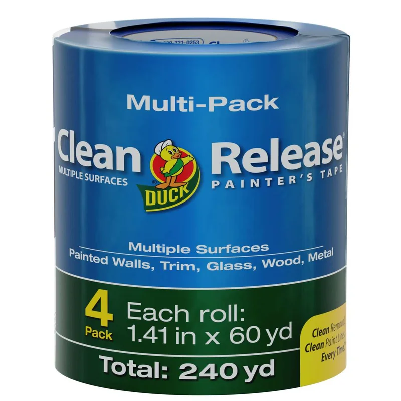 Clean Release Painter's Tape - Blue, 4 pk, 1.41 in. x 60 yd. Blue