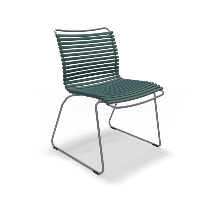 Click Dining Chair without Armrest 25 White Muted