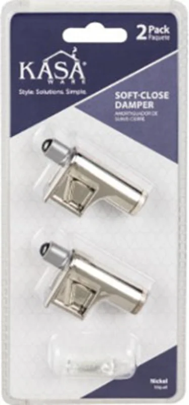 CLOSE DAMPER NICKEL SOFT CLOSE 2PK