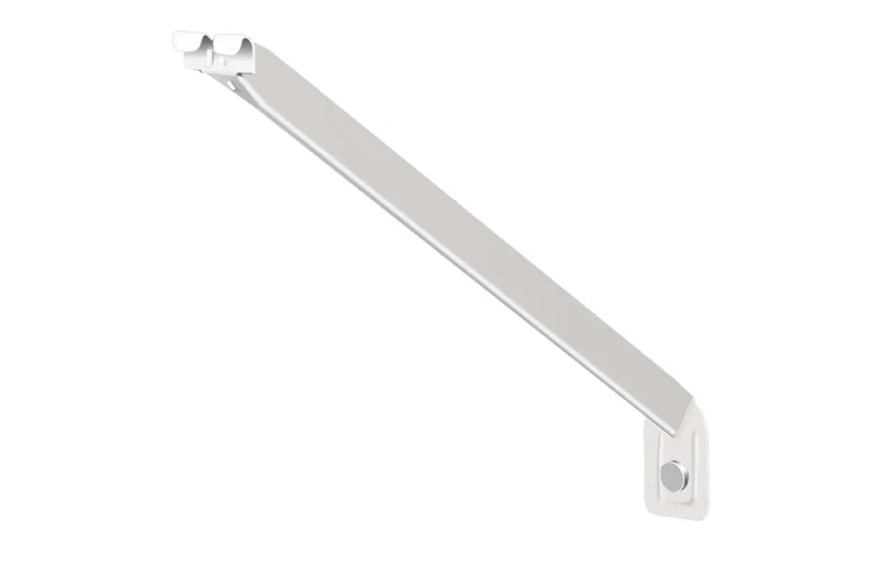 Closetmaid 12 In. Support Bracket White White