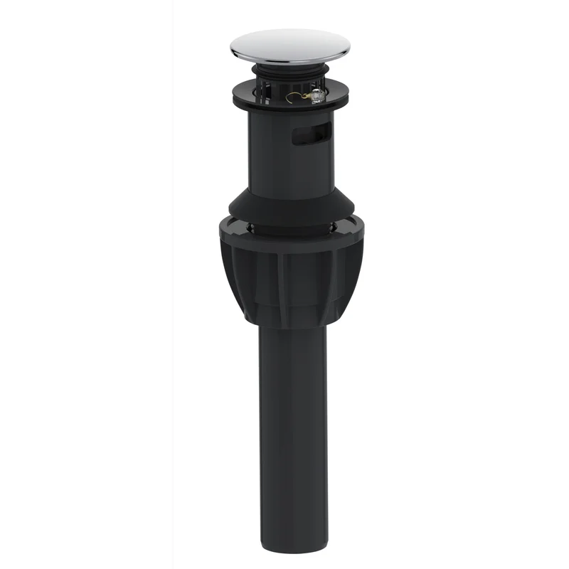 CMI 892-7530 Easy Clean Push Style Pop-Up Drain with Drain Safeguard