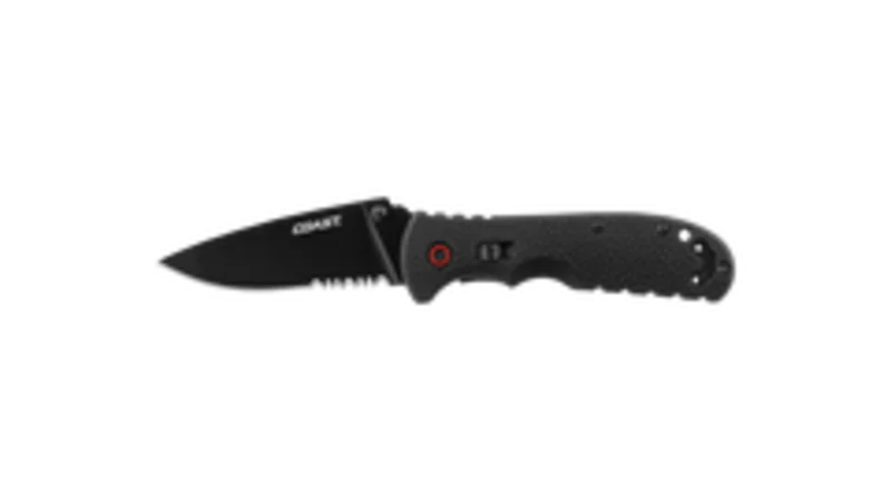 Coast Assist Max Lock Folding Knife, Stainless Steel, Nylon Handle, 7-1/8"
