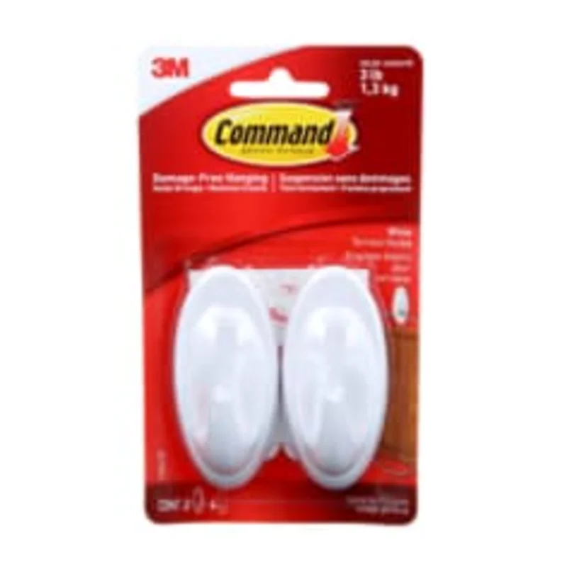 Command White Terrace Hook