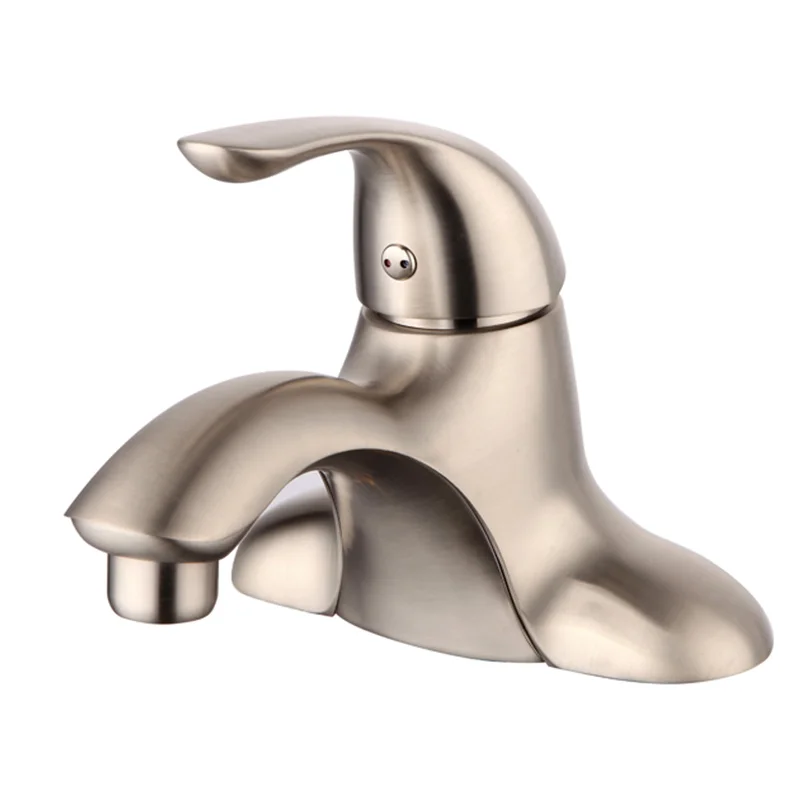 Compass Manufacturing 201-7694 Noble One Handle Bathroom Faucet Brushed Nickel Finish