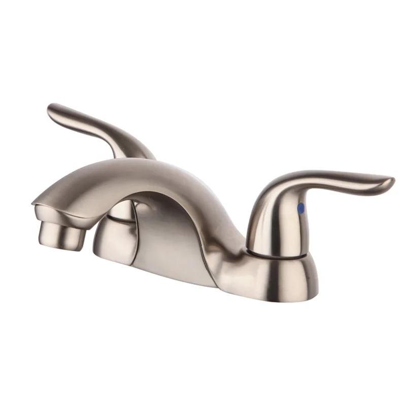 Compass Manufacturing 201-7696 Noble Two Handle Bathroom Faucet Brushed Nickel Finish