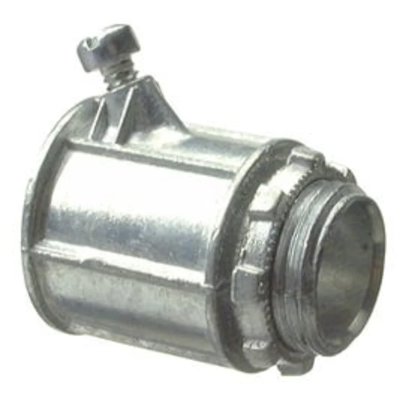 Conduit Box Connector, 1/2 x 1/2-In. Knockout