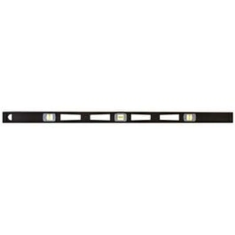 Contractor Top-Read Aluminum Level, 3 Vials, Magnetic, 48-In.