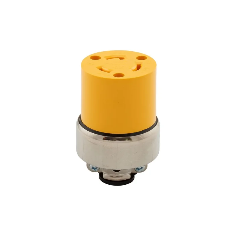 Cooper Industries Arrow Hart Ultra Grip Locking Plug Yellow