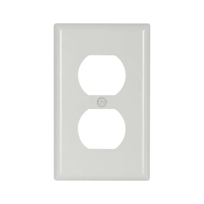 Cooper Wiring Devices Duplex receptacle Wallplate, White White