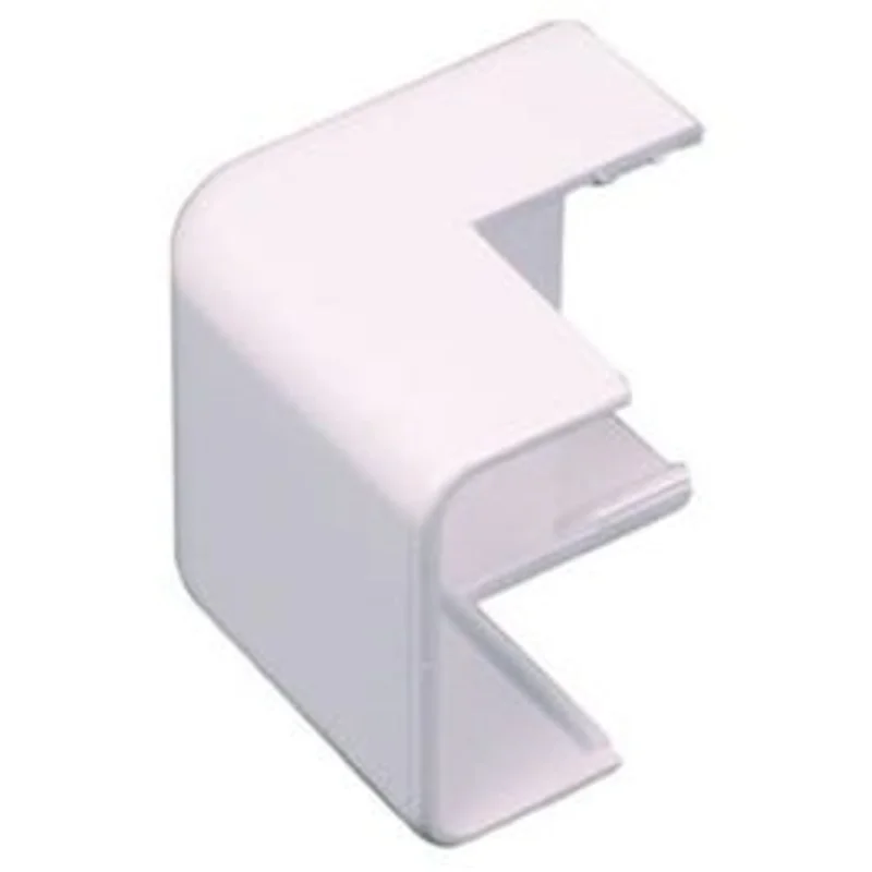 Cordmate II White Outside Elbow Cord Cover