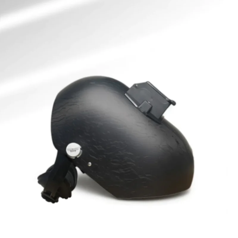 Corn Silk Carbon Fiber Trimmed Bottom Welding Hood Original Grey