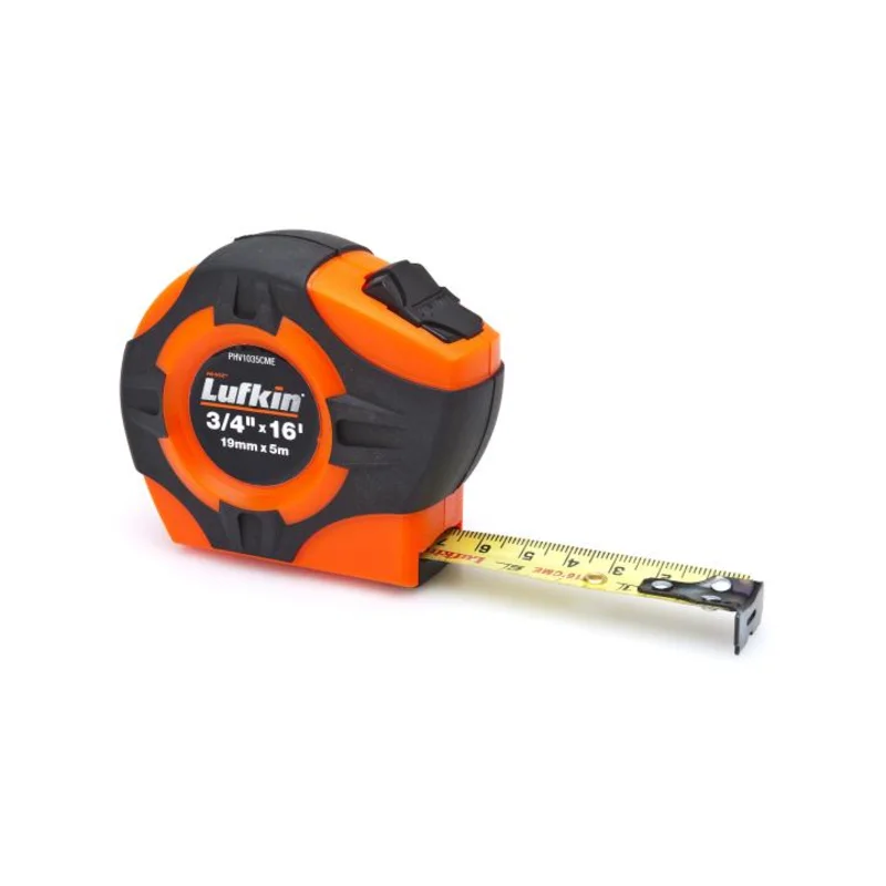 Crescent Lufkin 3/4" x 5m/16' P1000 Series SAE/Metric Yellow Clad A30 Blade Power Return Tape Measure