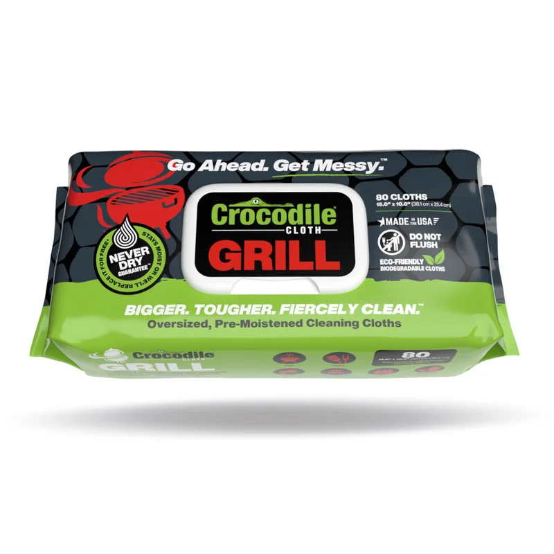 Crocodile Cloth Grill Wipes