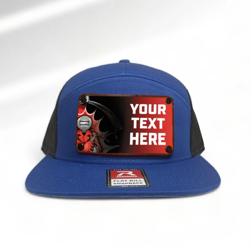 Customizable Welders Hat Blue