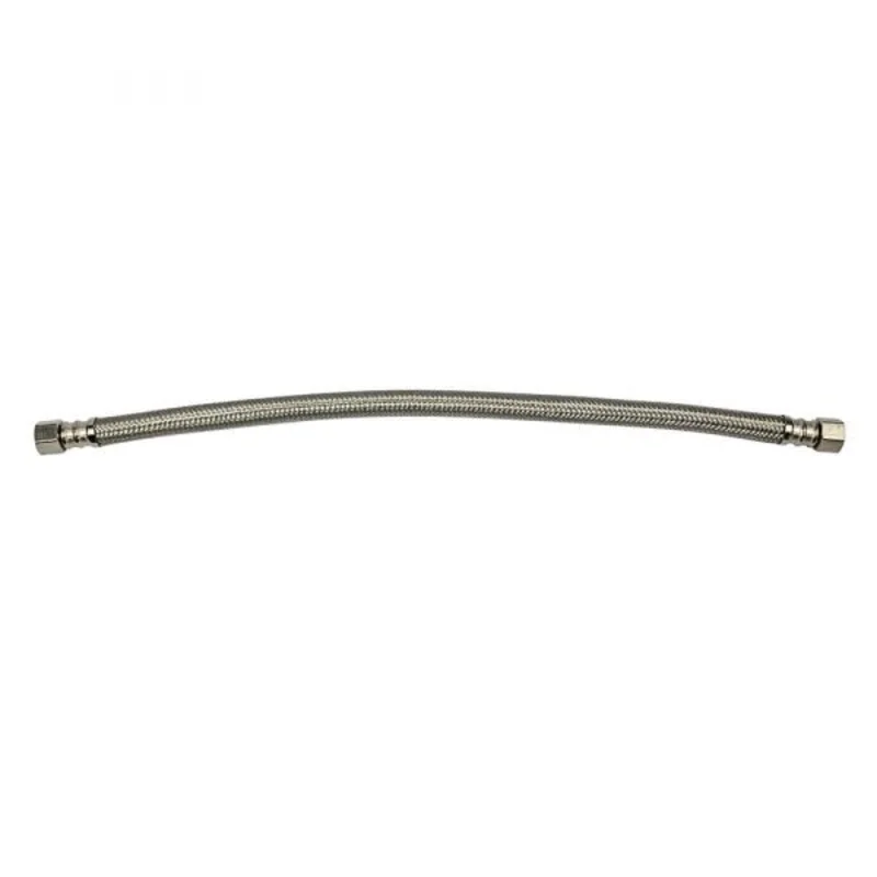 Danco 3/8 in. Comp. x 3/8 in. Comp. x 16 in. LGTH Stainless Steel Faucet Supply Line Hose