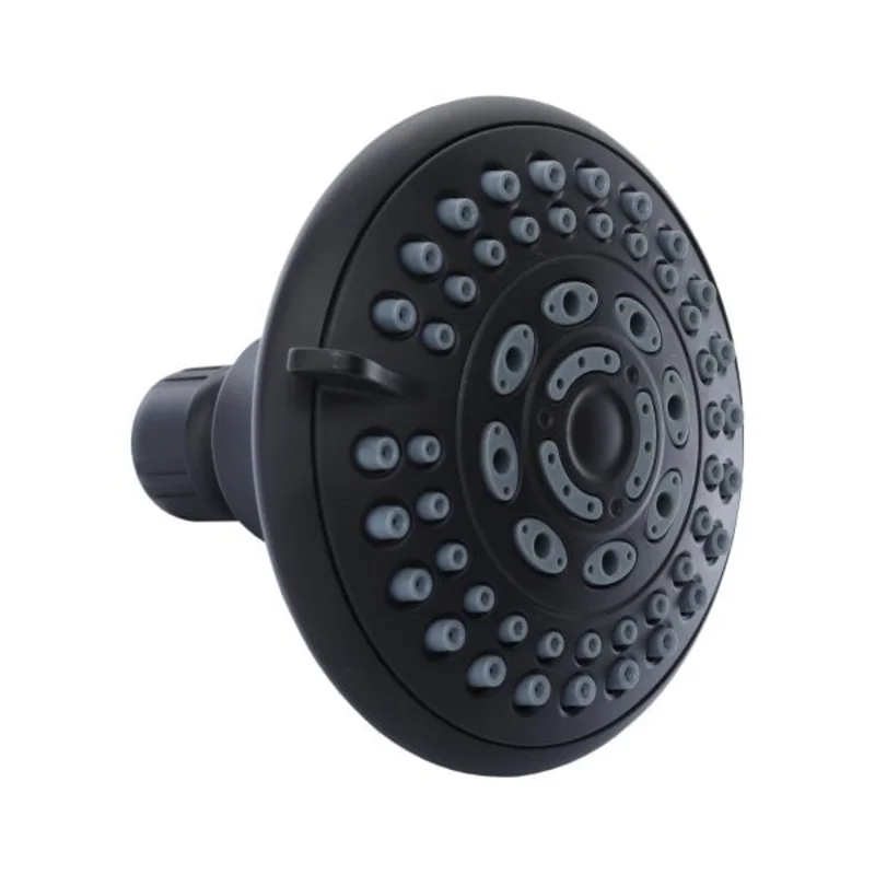 Danco 5-Spray Water-Saving Shower Head in Matte Black Matte Black