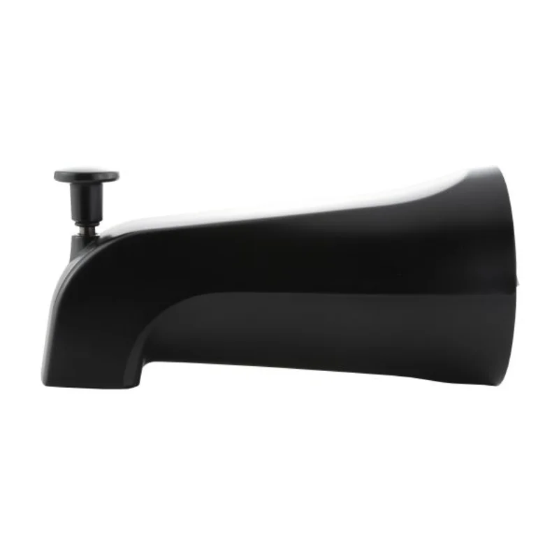 Danco Diverter Tub Spout in Matte Black Matte Black