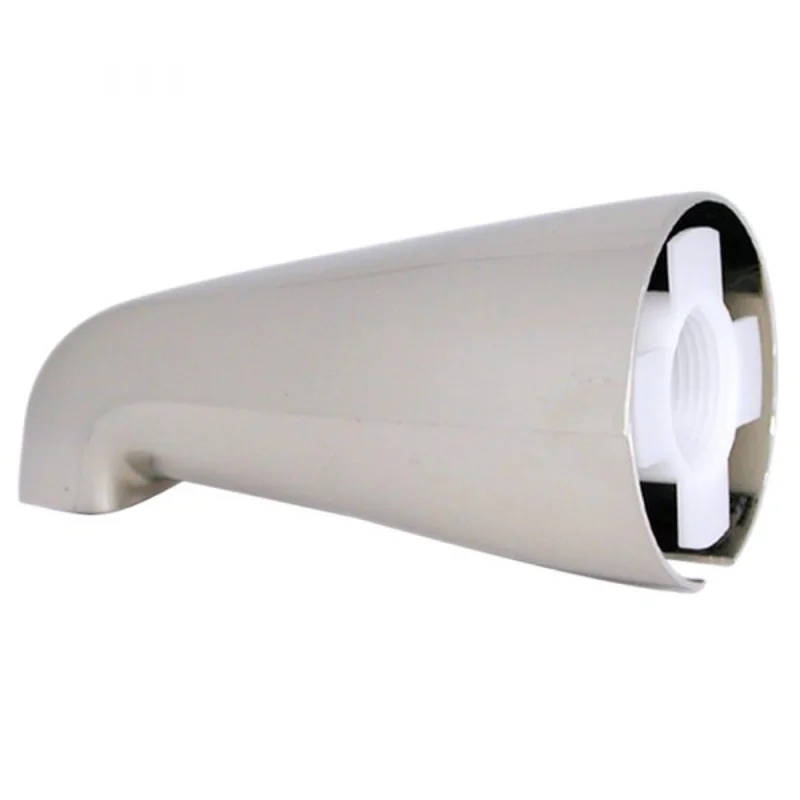 Danco Universal Tub Spout w/o Diverter in Brushed Nickel Brushed Nickel