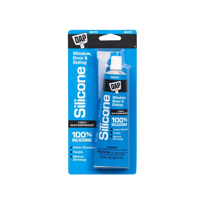 Dap  Aluminum All-Purpose 100% Silicone Rubber Sealants, 10.1 oz Aluminum