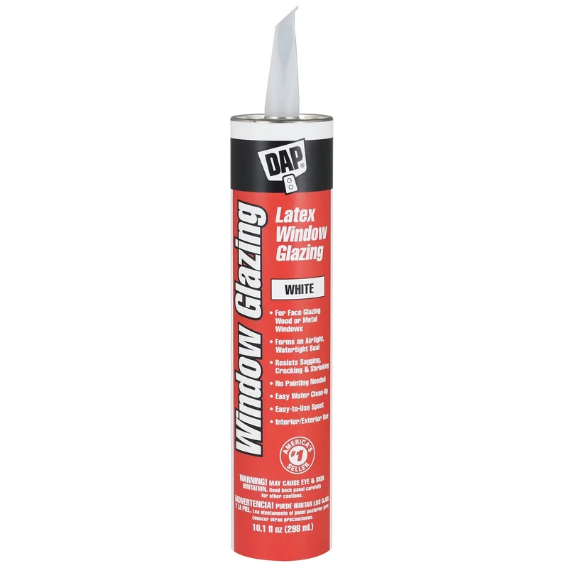 DAP Latex Window Glazing 10.1 oz. White White