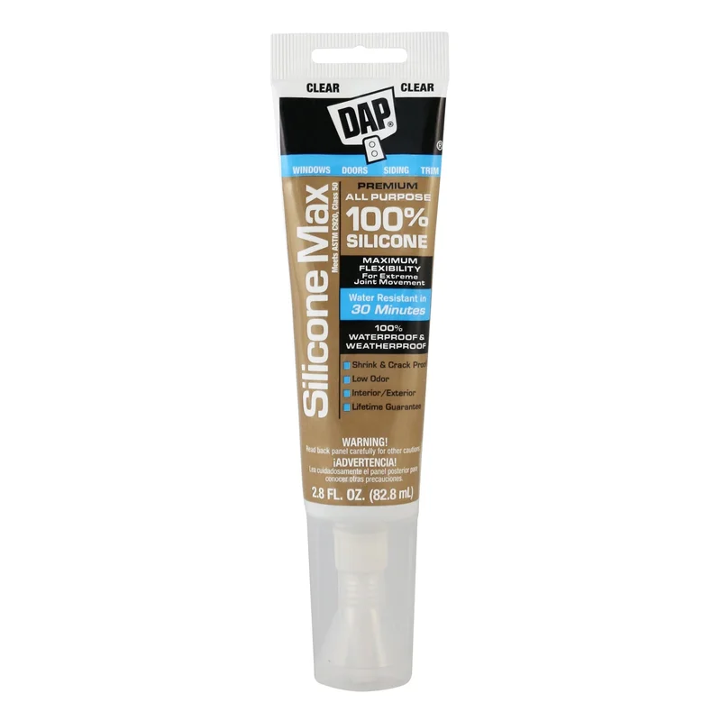 DAP Premium All Purpose 100% Silicone Sealant 2.8 oz.
