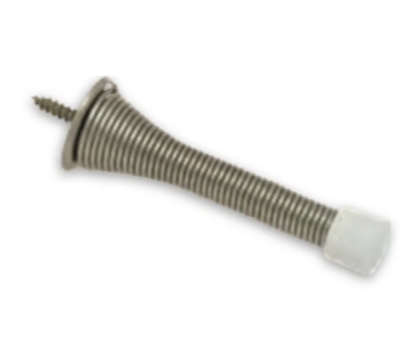 Delaney Hardware 3" Jumbo Spring Door Stop Satin Nickel (US15)