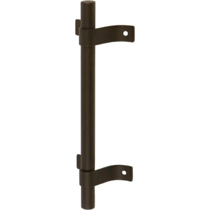 Delaney Hardware 7-3/4 in. Black Barn Door Hardware Tubular H32 Pull Handle, Black